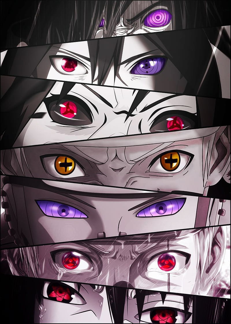 Cool Naruto Eyes, naruto glowing, HD phone wallpaper