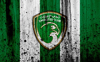 FC Ajman Club, grunge, UAE League, soccer, football club, UAE, Ajman ...