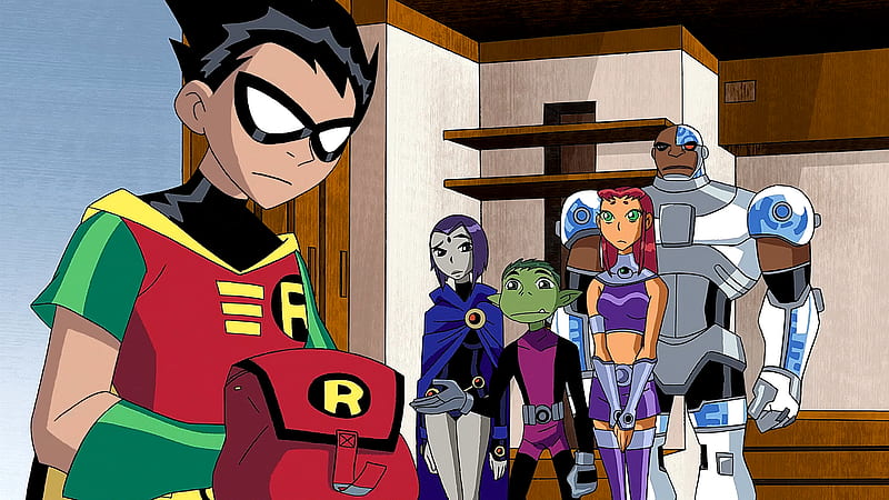 Teen Titans Robin And Raven