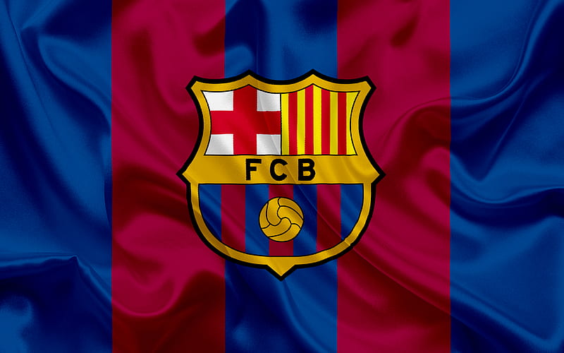 Barcelona FC, professional football club, Barcelona emblem, Barcelona logo, La Liga, Barcelona, Catalonia, Spain, LFP, Spanish Football Championships, HD wallpaper