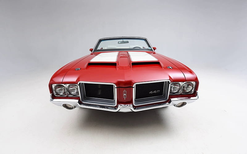 Oldsmobile 442, 1964, F-85, front view, exterior, retro cars, Muscle car, american classic cars, Oldsmobile, HD wallpaper