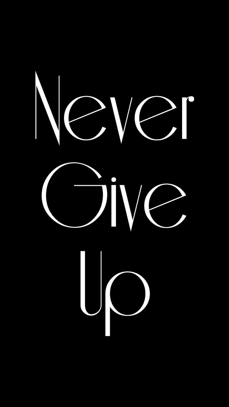Never Give Up, black, fire, iphone 11, motivation, pubg, HD phone wallpaper  | Peakpx