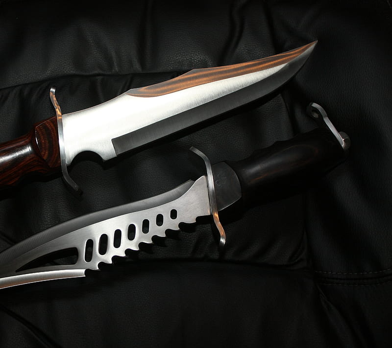 Weapon, black, knife, HD wallpaper