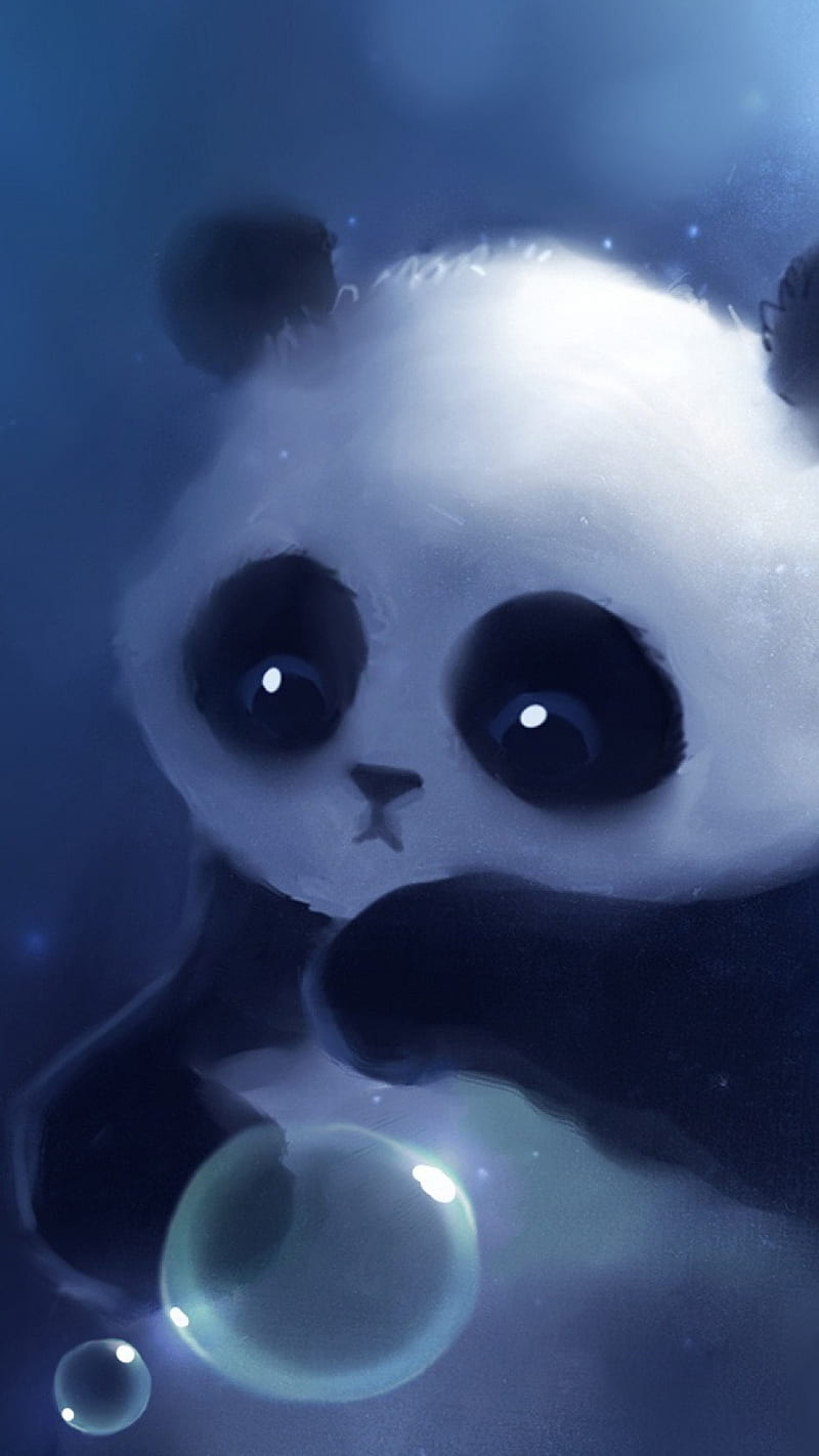 Sad Panda , sad panda, animal, cute, nature, HD phone wallpaper