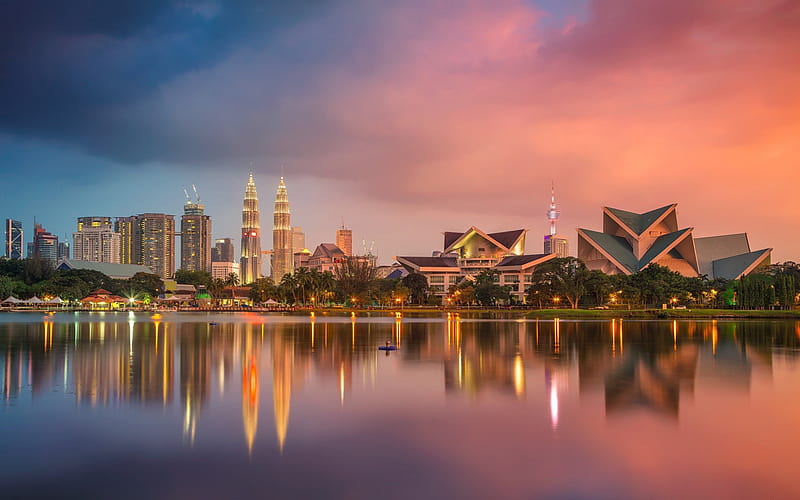 Kuala Lumpur Tower, Petronas Towers, KL Tower, Kuala Lumpur, Malaysia, HD  wallpaper | Peakpx