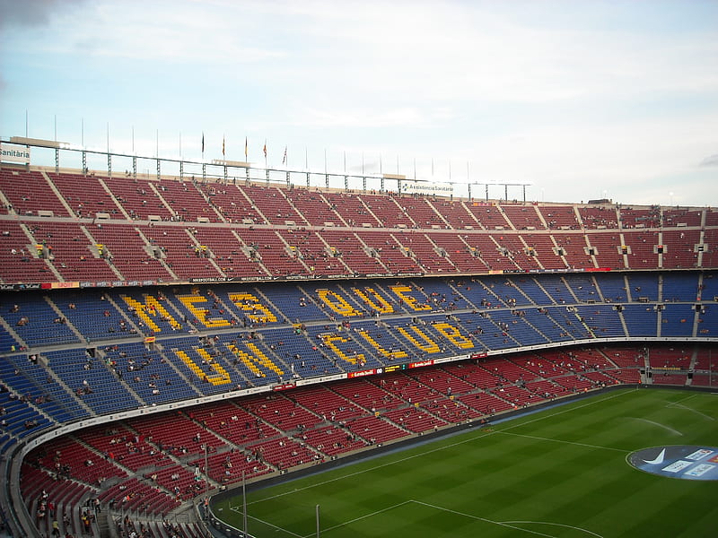 Camp Nou, Barcelona, football, barcelona, stadium, nou camp, HD wallpaper