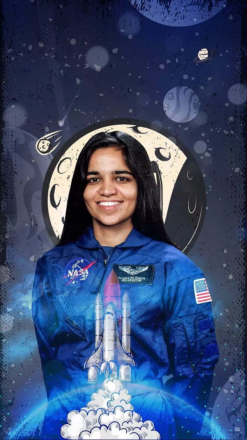 Kalpana Chawla, astronaut, nasa, legends, indian astronaut, icon, indian, space, space missions, HD phone wallpaper