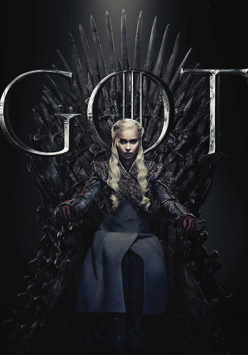 game of thrones season 8, daenerys targaryen, final, tv series, Movies, HD phone wallpaper