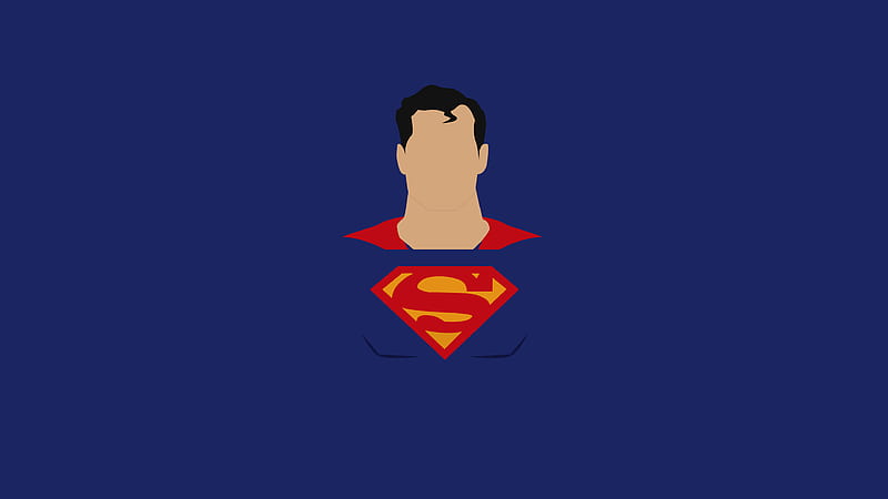 Superman Minimalism Art, superman, behance, superheroes, artwork, digital-art, artist, HD wallpaper
