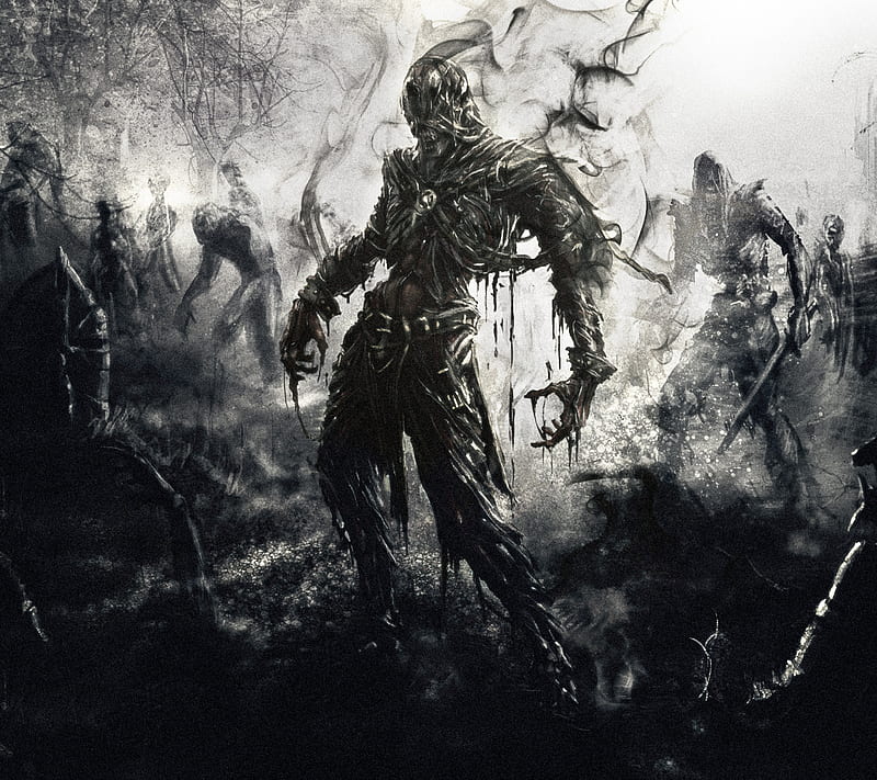 fantasy zombie artwork