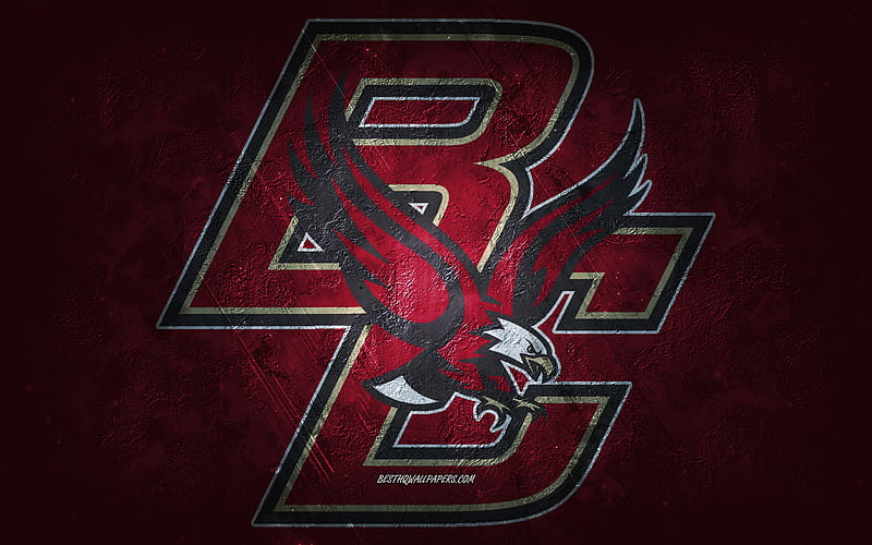 águilas de la universidad de boston, equipo de fútbol americano, rojo,  logotipo de las águilas de la universidad de boston, Fondo de pantalla HD |  Peakpx