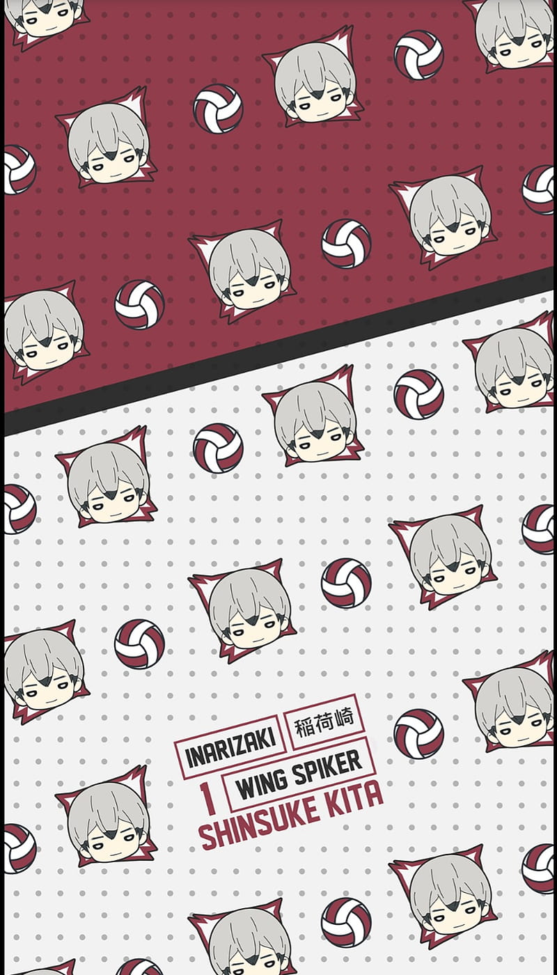 Kita, anime, haikyuu, HD phone wallpaper