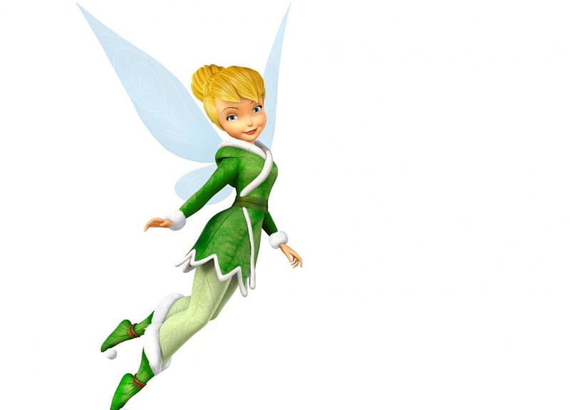 TinkerBell, wings, movie, card, fantasy, green, lost tresure, white, fairy,  disney, HD wallpaper | Peakpx
