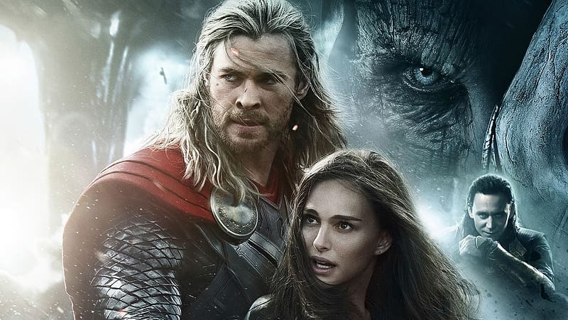 Movie, Thor, Loki (Marvel Comics), Chris Hemsworth, Tom Hiddleston, Thor: The Dark World, HD wallpaper