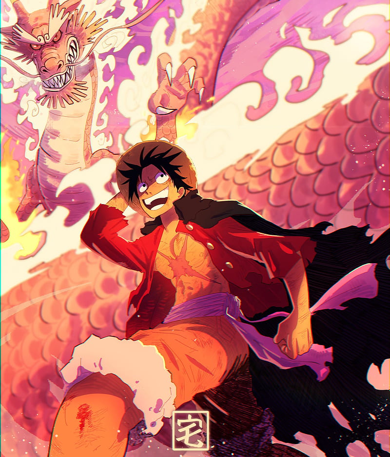Luffy icon- Land of Wano Anime butterfly, Manga anime one piece