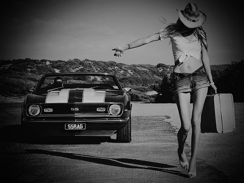 Women Girls And Cars Hd Wallpaper Peakpx 