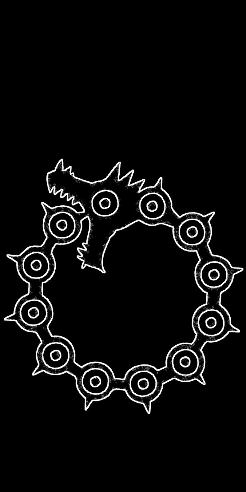 Dragon de la ira, black, nanatsu no taizai, white, HD phone wallpaper