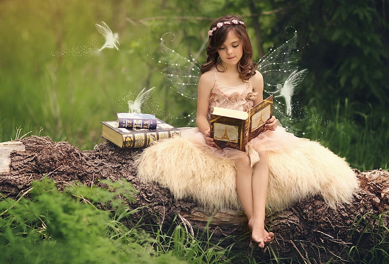 little girl, pretty, book, adorable, sightly, sweet, nice, beauty, face, child, bonny, lovely, pure, blonde, baby, set, cute, feet, white, Hair, little, Nexus, read, bonito, dainty, kid, graphy, fair, green, people, pink, Belle, angel, comely, tree, girl, flower, princess, childhood, HD wallpaper