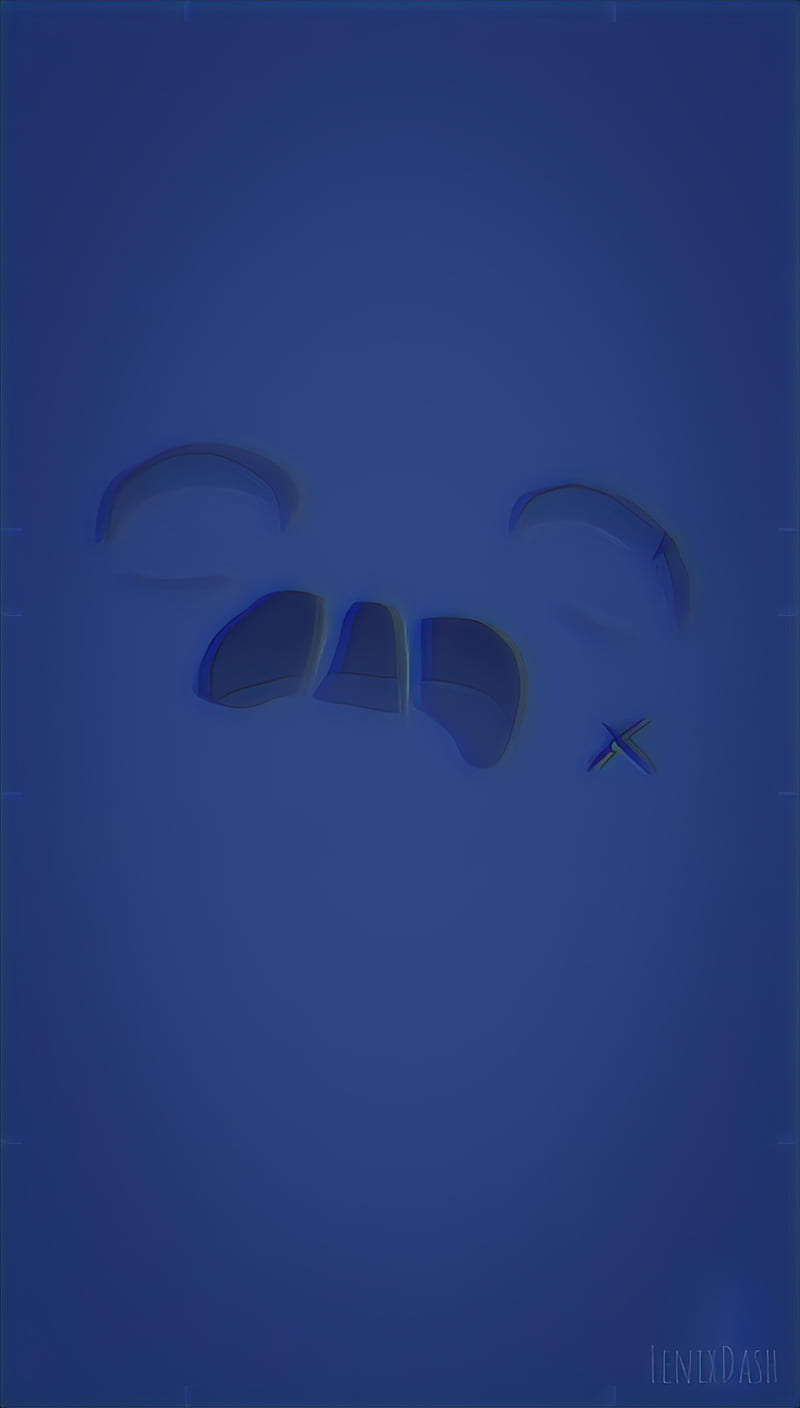 Hush, the binding of isaac, blue , blue, isaac, games, minimalist, minimalist isaac, minimalist , tboi, HD phone wallpaper