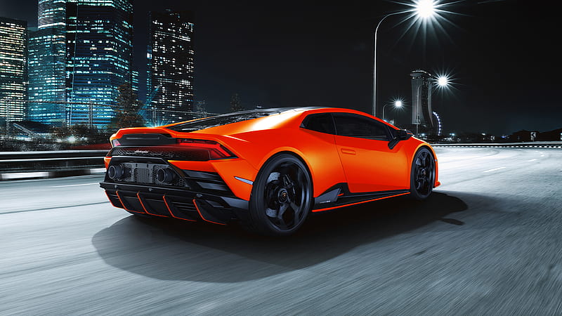 Lamborghini Huracán EVO Fluo Capsule 2021 3, HD wallpaper