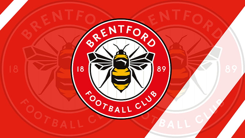 Soccer, Brentford F.C., Logo , Emblem , Soccer, HD wallpaper