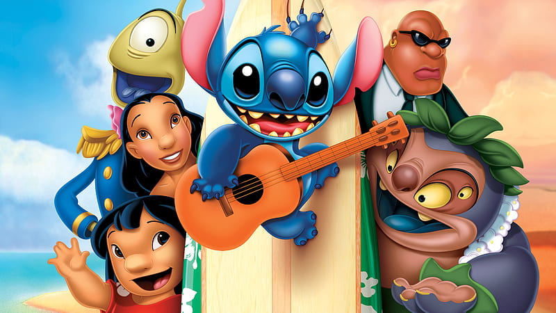 Lilo And Stitch Animated Movie, lilo-and-stitch, movies, animated-movies, HD wallpaper