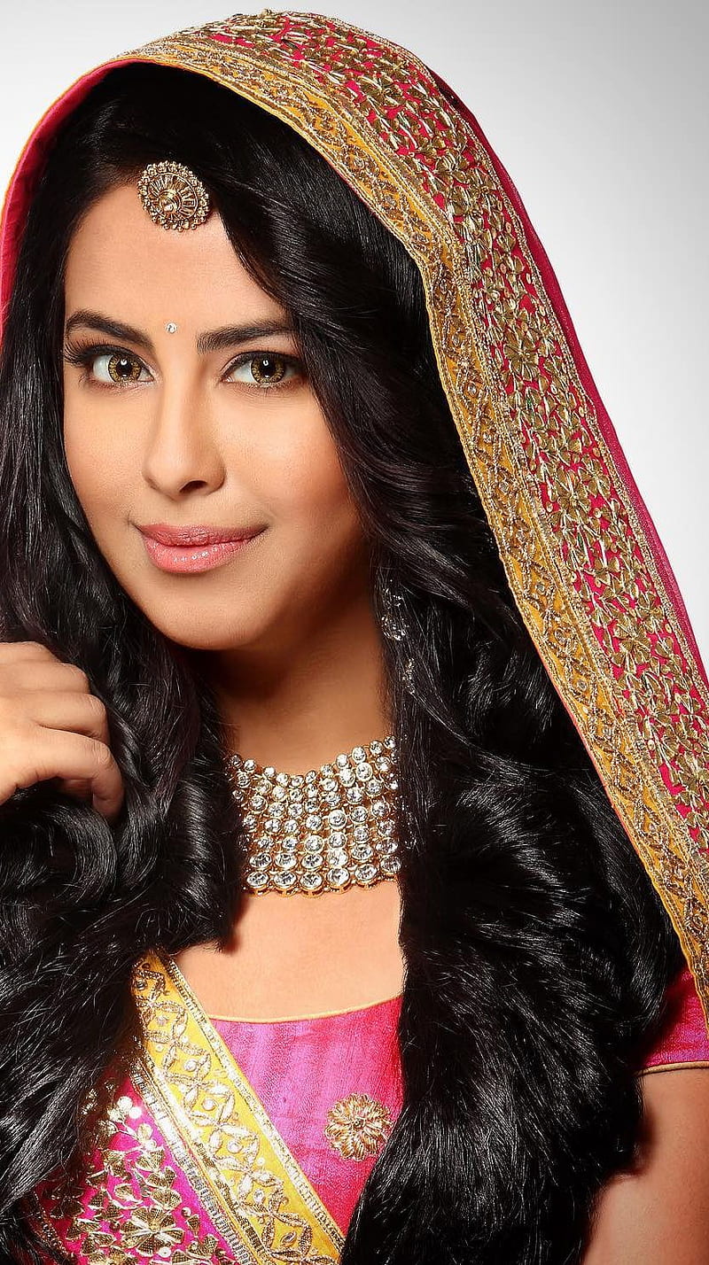 Avika Gor , traditional, multilingual actress, saree lover, HD phone wallpaper