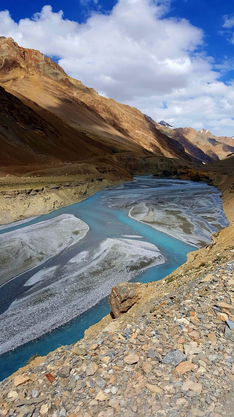 leh, ladakh, nature, beauty, serenity, serene, peace, HD phone wallpaper