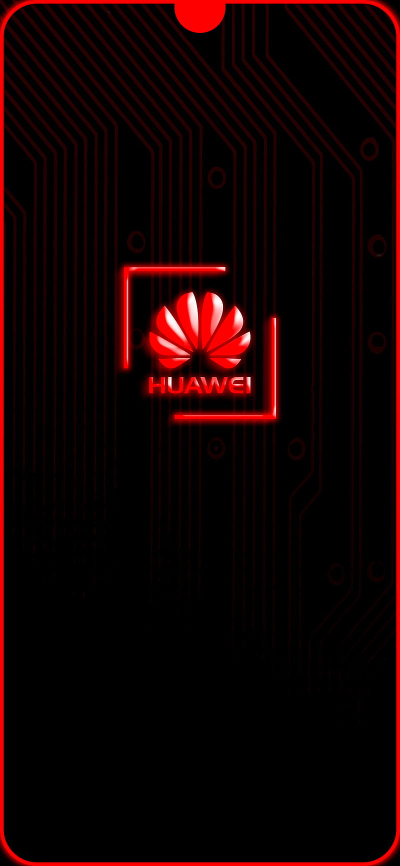 Huawei P30 Pro Red, cool, fun, lights, neon, nice looking, p30 pro, theraregamer, HD phone wallpaper