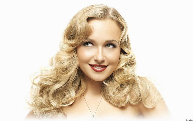 Hayden Panettiere, red, blonde hair, woman, lips, sexy, sweet, retro, girl, actress, beauty, HD wallpaper