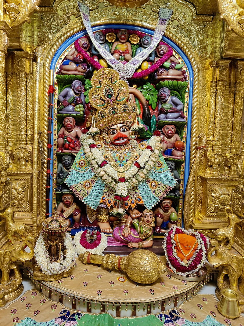 Jay Hanuman, god, india, lord, HD phone wallpaper