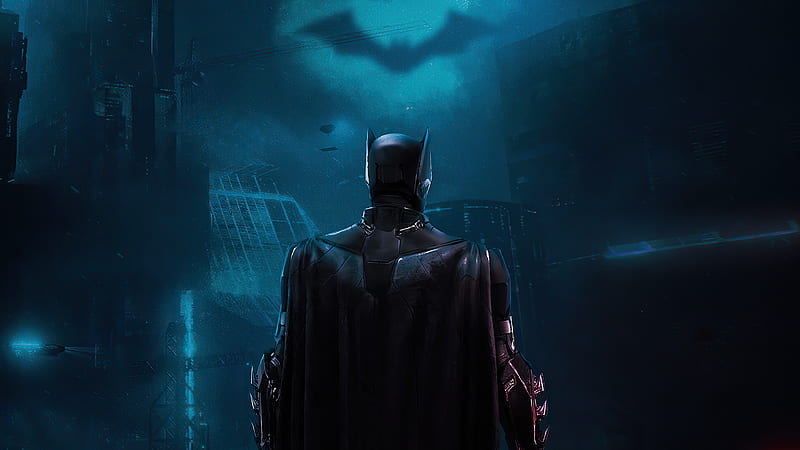 Batman Dark Night , batman, superheroes, artist, artwork, digital-art, artstation, HD wallpaper