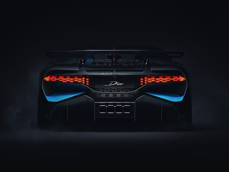 2018 Bugatti Divo Rear View, bugatti-divo, bugatti, 2018-cars, carros, gta-5, HD wallpaper