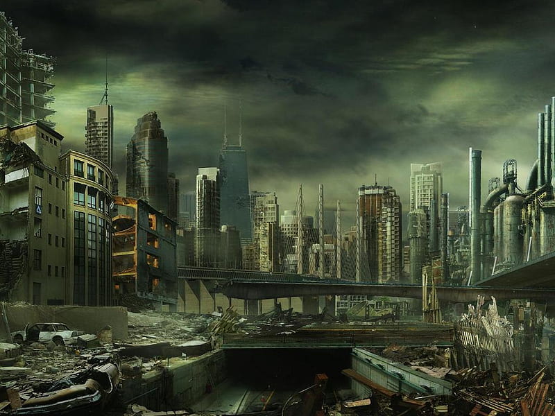 Fin de la ciudad, ciudad, apocalipsis, destrucción, fin del mundo, Fondo de  pantalla HD | Peakpx