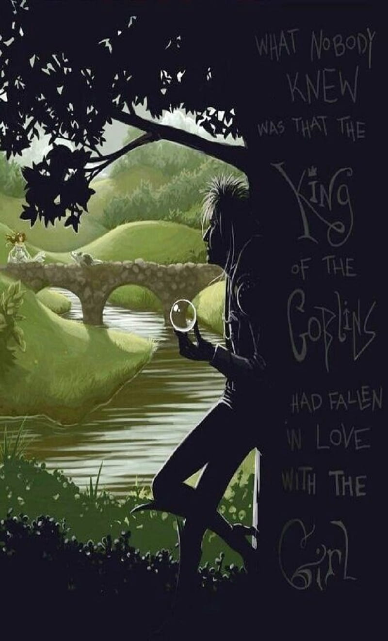 Goblin King, fantasy, labyrinth, movie, HD phone wallpaper