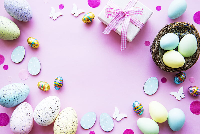 Holiday, Easter, Easter Egg, Gift, Still Life, HD wallpaper