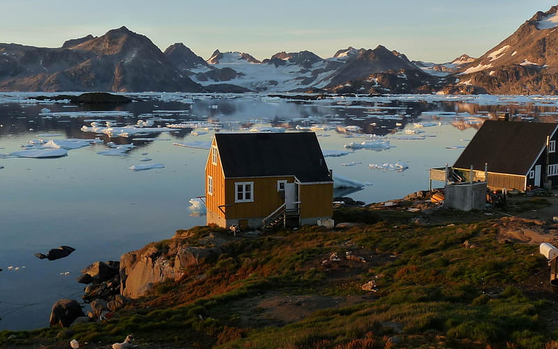 Kulusuk Greenland-natural scenery, HD wallpaper