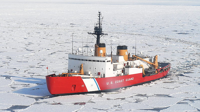 Trump Says He's Working To Get 10 More Icebreakers For The Coast Guard From, icebreaker, HD wallpaper