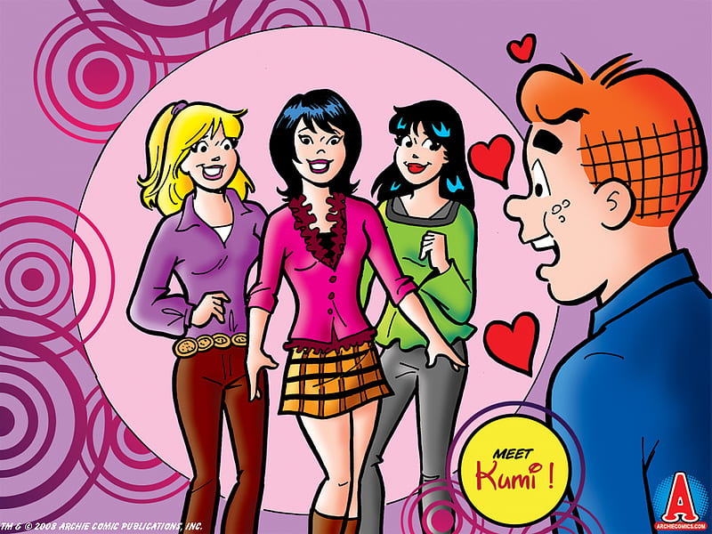 Meet Kumi, comic, veronica, betty, archie, kumi, the archies, HD wallpaper