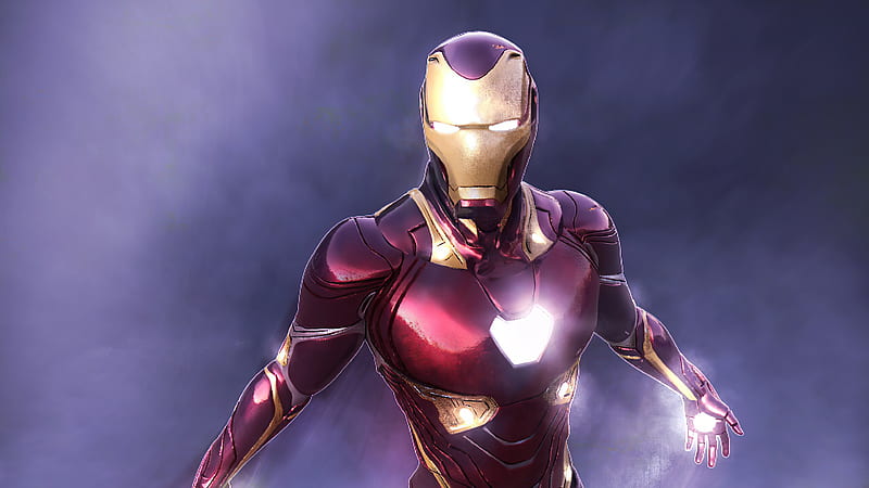 2020 Iron Man Suit, iron-man, superheroes, artwork, artist, artstation, HD wallpaper