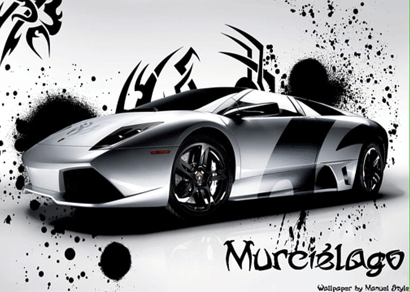Lamborghini Murcielago 4, powerful, perfect, exterior modifications, menacing power, extreme power and precise functionality, HD wallpaper