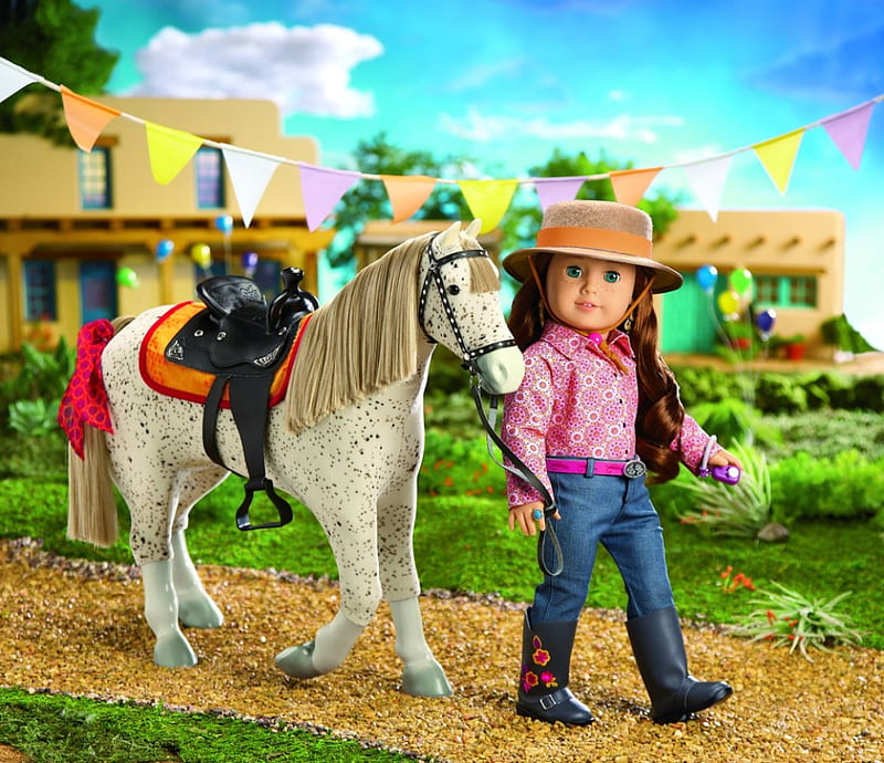 CARTOON COWGIRL HAT AND HORSE, CARTOON COWGIRL, CUTE, HORSE, ADORABLE, HD  wallpaper | Peakpx