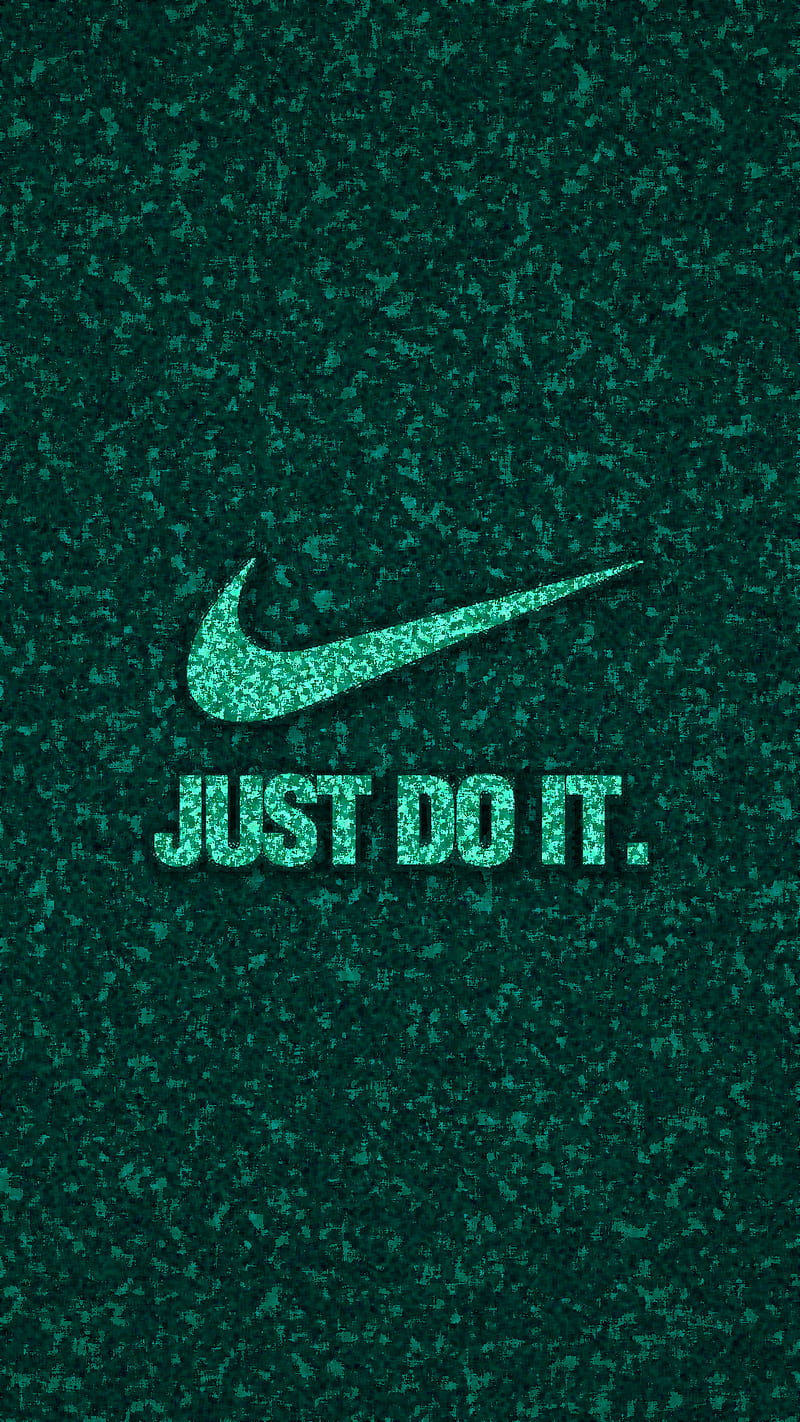 Nike Just do it, 2018, cyan, green, just do it, brand, sb, verde, HD phone wallpaper