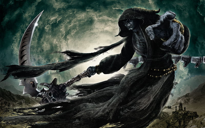 The Grim reaper, 2017, grim reaper, fantasy, HD wallpaper