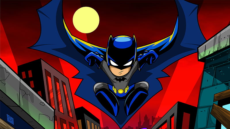 Batman Cartoon Art , batman, cartoon, artwork, artist, digital-art, superheroes, behance, HD wallpaper