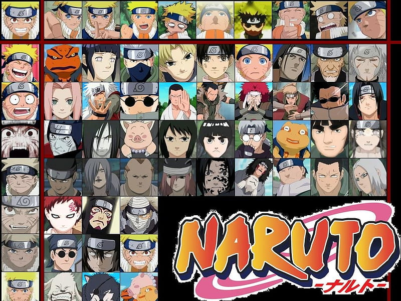 Naruto Characters, sakura, naruto, sasuke, gaara, the nine tailed fox, kunai knives, ino, itachi, kakashi, anime, chakra, ninja, HD wallpaper