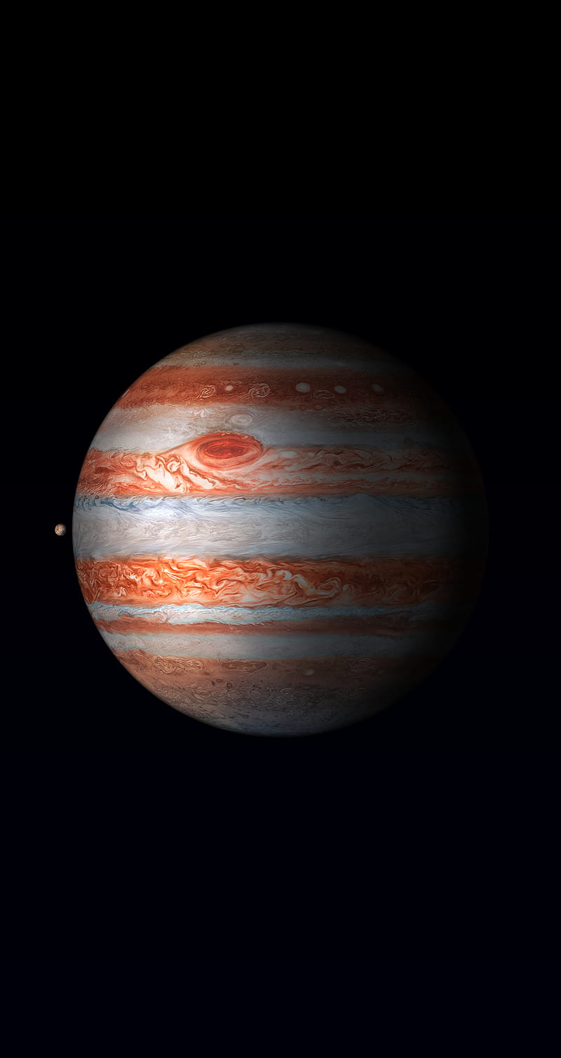 Jupiter 2, dark, galaxy, ios, iphone, planet, planets, space, stone, universe, HD phone wallpaper