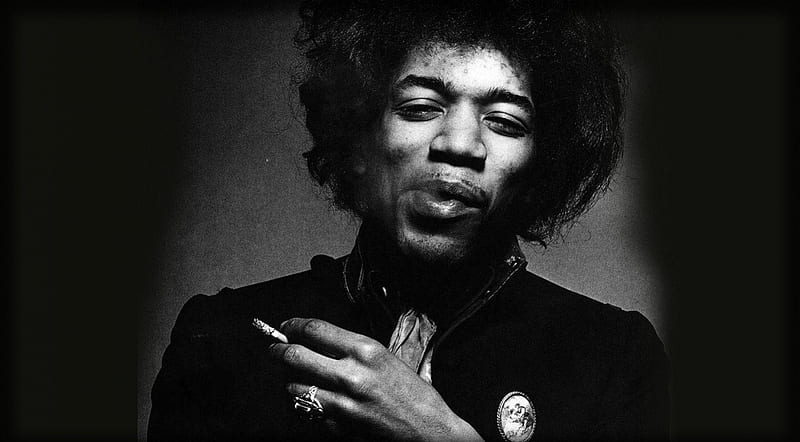 Jimi Hendrix-smoking, music, entertainment, people, HD wallpaper
