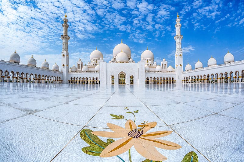 Building, Dome, Mosque, Religious, Sheikh Zayed Grand Mosque, Mosques, HD wallpaper