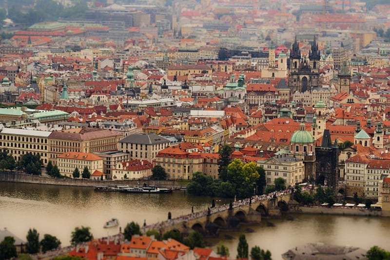 Prague (Czech Republic), Cities, Charles, City, Vltava, Czech, Prague, Bridge, River, Czech Republic, HD wallpaper